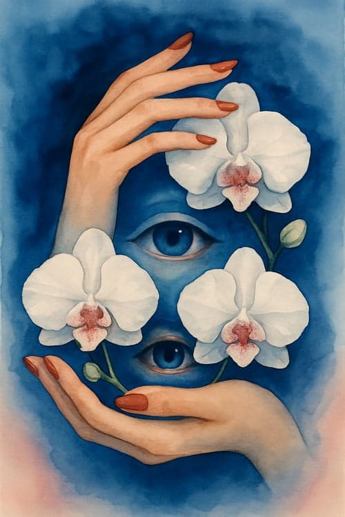 Eyes in Between Petals